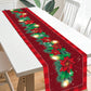 1Pc Christmas Polyester Table Runner Table Cloth Table Cover, Merry Christmas Table Runner, Christmas Atmospheric Decoration Supplies, Holiday Desktop Decoration,Xmas Party Decor,Home Decor, Table Decor,Christmas Decor,Noel,Navidad,Christmas