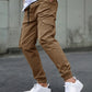 Men's New Multi-Pocket Cargo Pants, Ankle Cuff Casual Outdoor Trousers