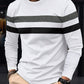 New Men's Colorblock Long Sleeve T-Shirt, Breathable