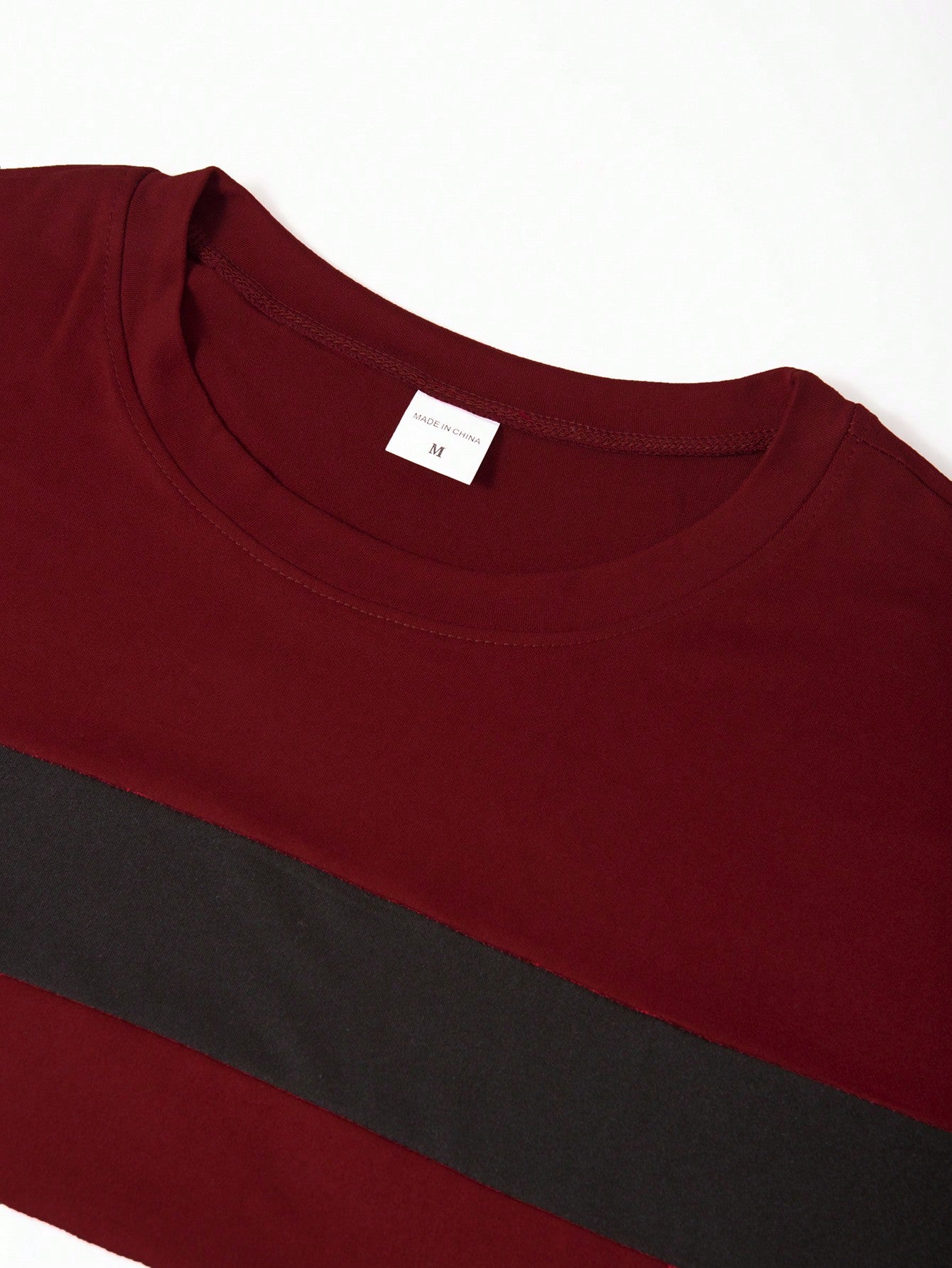 New Men's Colorblock Long Sleeve T-Shirt, Breathable