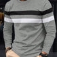 New Men's Colorblock Long Sleeve T-Shirt, Breathable