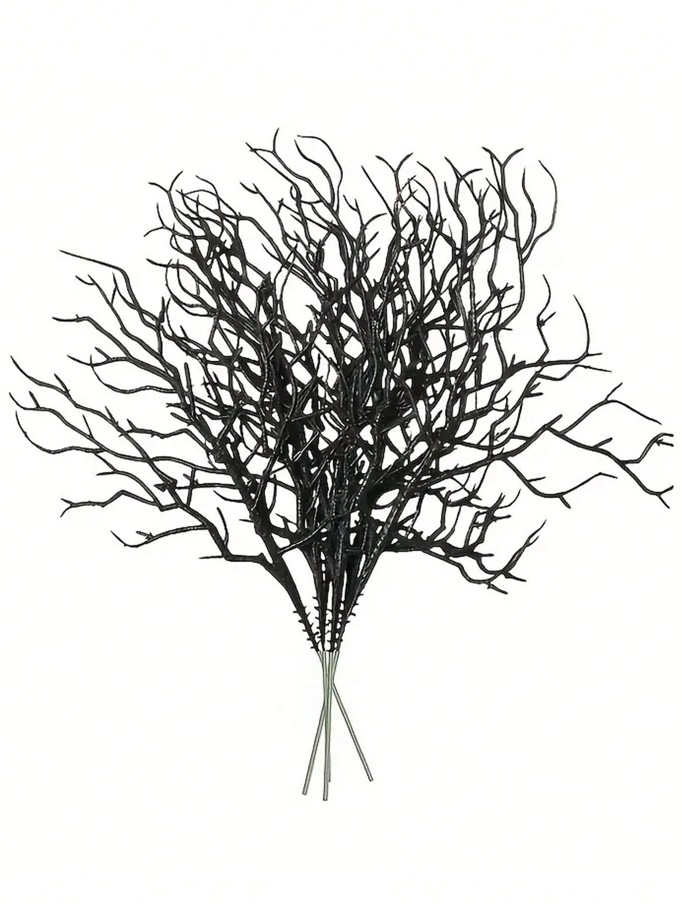 5pcs/Set 12.5-Inch Artificial Dry Branches, DIY Faux Plant Branches Coral Branches Antler Shaped Small Decor Twigs For Wedding Table, Aesthetic Room, Garden Home Decor, Suitable For Halloween, Christmas, Easter Party,Christmas