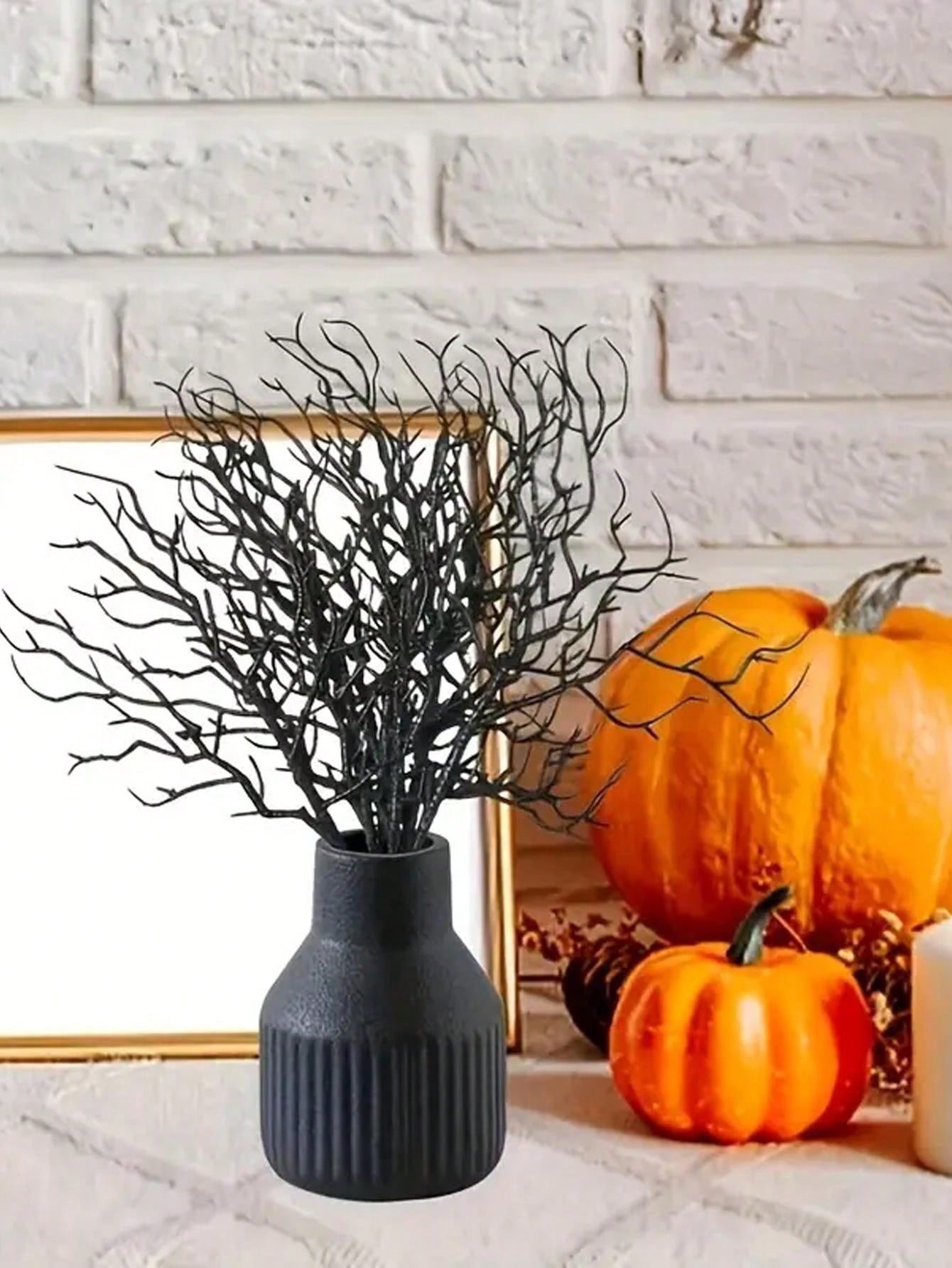 5pcs/Set 12.5-Inch Artificial Dry Branches, DIY Faux Plant Branches Coral Branches Antler Shaped Small Decor Twigs For Wedding Table, Aesthetic Room, Garden Home Decor, Suitable For Halloween, Christmas, Easter Party,Christmas