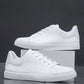 Men's Stylish Slip-Resistant Simple Casual Sneakers For Sports And Students, White