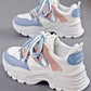 1 Pair Women Casual Sports Trendy Lightweight Student Sneakers For Outdoor Activities