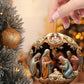 1 Pc 3D Christmas Decor Stereoscopic Vision Of The Birth Of Jesus Christ Blessing Pendant Happy Christmas 2024 Acrylic Ornaments,Christmas