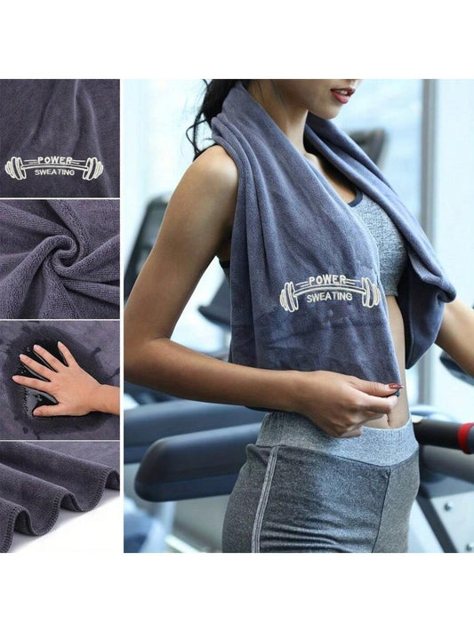 1pc Premium Microfiber Sports Towel - Super Absorbent