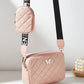 Women's Mother-Daughter Butterfly Embroidered Quilted Shoulder Crossbody Bag, Trendy Butterfly Bag