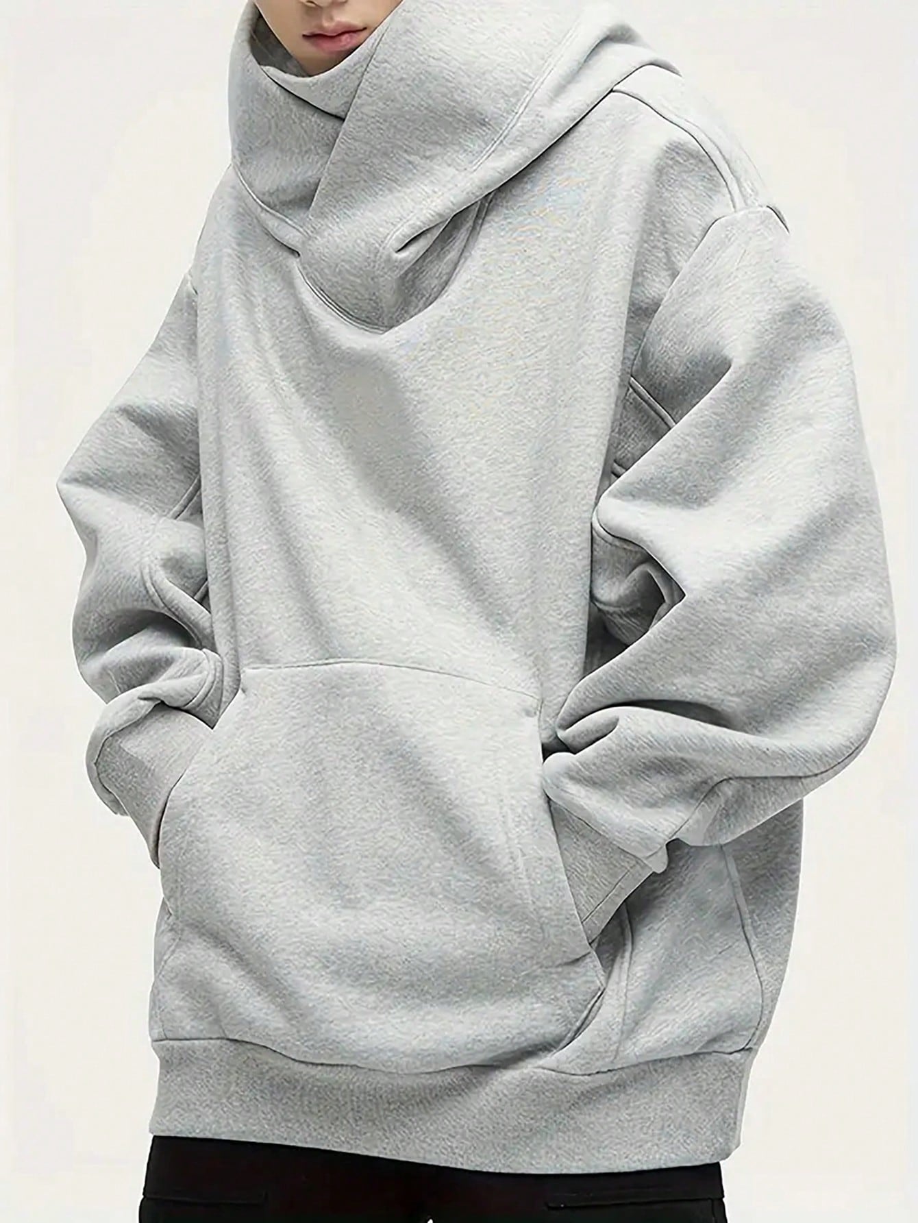 Men's Casual Fashionable Distinctive Trendy Loose Sweatshirt, Comfortable Soft Material All-Match Pullover Hoodie, Essential For Commuting