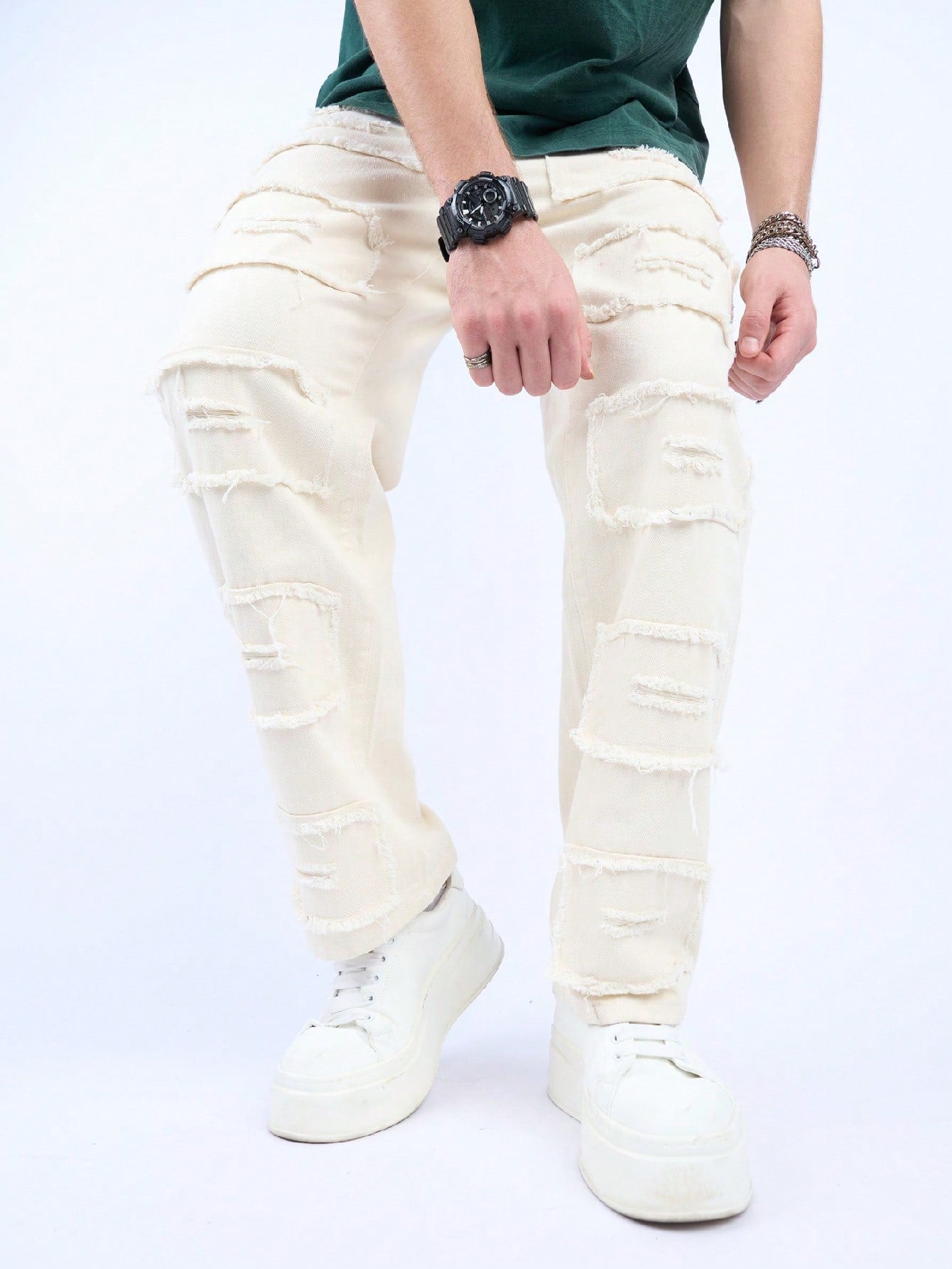 Manfinity EMRG Loose-Fitting Men's Ripped