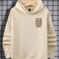 Manfinity Dauomo Men's Simple Printed Pullover Hoodie