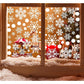 1set Christmas Decorations, Winter Glass Window Stickers, Christmas Window Stickers, Snowflake Christmas Decorations, Holiday Window Stickers, Winter Decorations, Suitable For Cafes And Shops