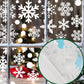 1set Christmas Decorations, Winter Glass Window Stickers, Christmas Window Stickers, Snowflake Christmas Decorations, Holiday Window Stickers, Winter Decorations, Suitable For Cafes And Shops