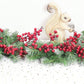 1pc Red Berry Garland Christmas Decoration, Artificial Cranberry Vine - Plastic Holly Hanging Decor, Suitable For Home, Wedding, Christmas - Versatile Artificial Berry Wreath, For Table, New Year Celebration, Engagement Party Decoration