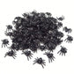 100/200pcs Realistic Spider Halloween Decoration, Plastic Mini Spider Black Realistic Scary Spider Prank Halloween Haunted House Decorations For Halloween Parties Fool's Day Theme Party Fall Autumn