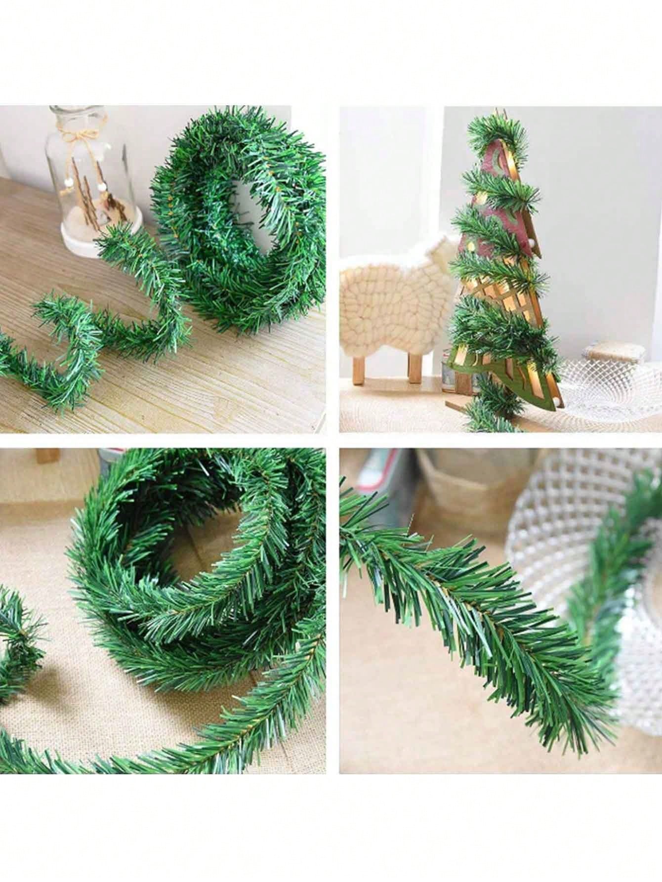 1Pc Christmas Garland 5.4M Artificial Pine Garland Green Soft Garland For Christmas Wedding Party Decoration,Christmas