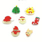 7pcs Luminous Shoe Charms For Christmas Gifts, Glow In The Dark Santa Claus Shoe Accessories