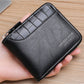 1pc New Men's Wallet, Crocodile Print PU Leather, Multi-Function Zipper, Fashionable Casual Short Wallet, Suitable For Youth, Student, Travel, All-Match Card Holder