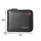 1pc New Fashionable Carbon Fiber Wallet, Casual Men's Multi-Functional Wallet, Young Student's Multi-Slot Card Holder, Versatile Gift For Men