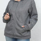 Women's Winter Warm Plus Fleece Thick Pocket Hooded Sportswear Jacket