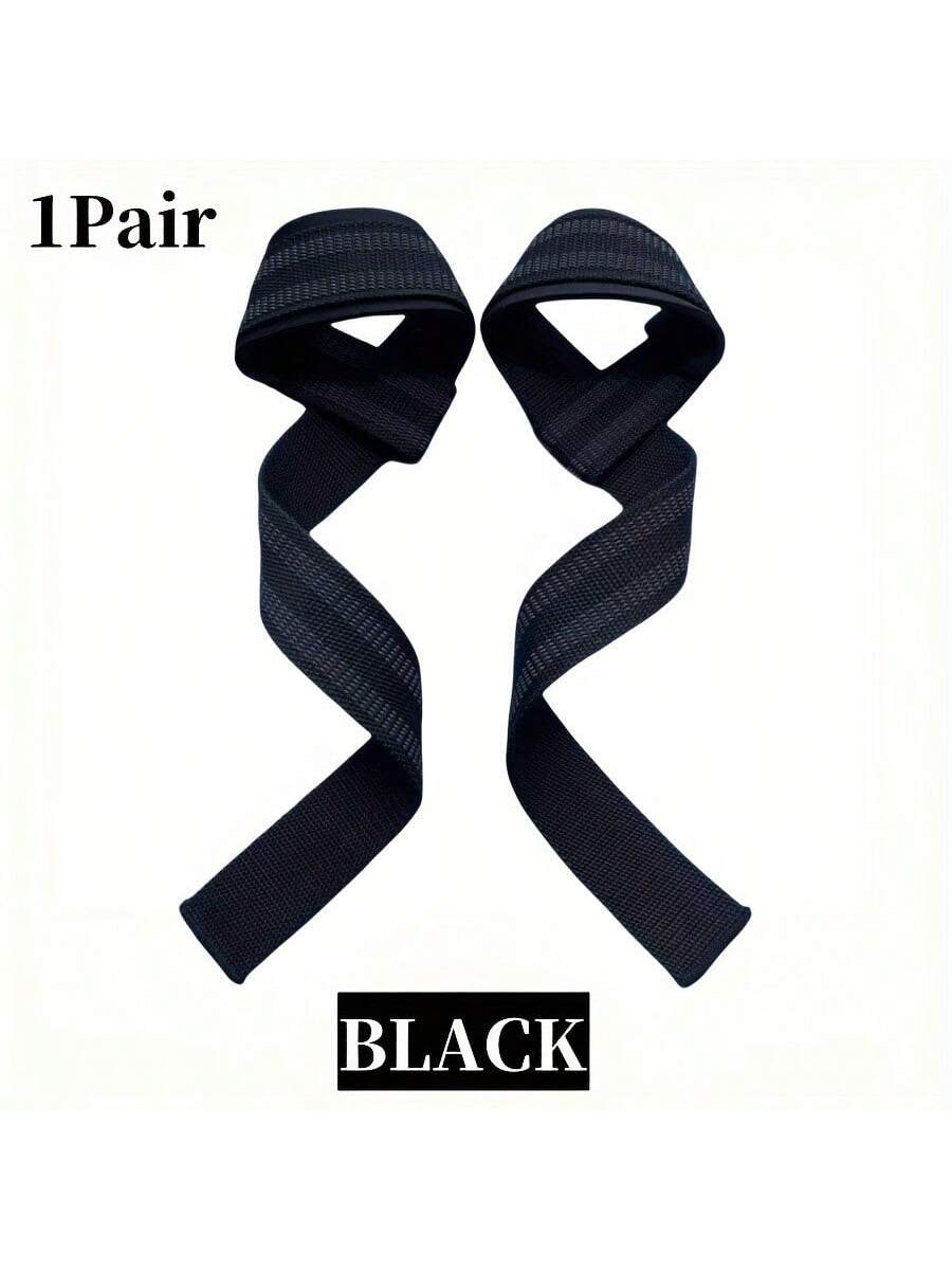 1 Pair Non-Slip Grip Bands For Pull Weightlifting - Fitness Wristbands, Ideal For Strength Training