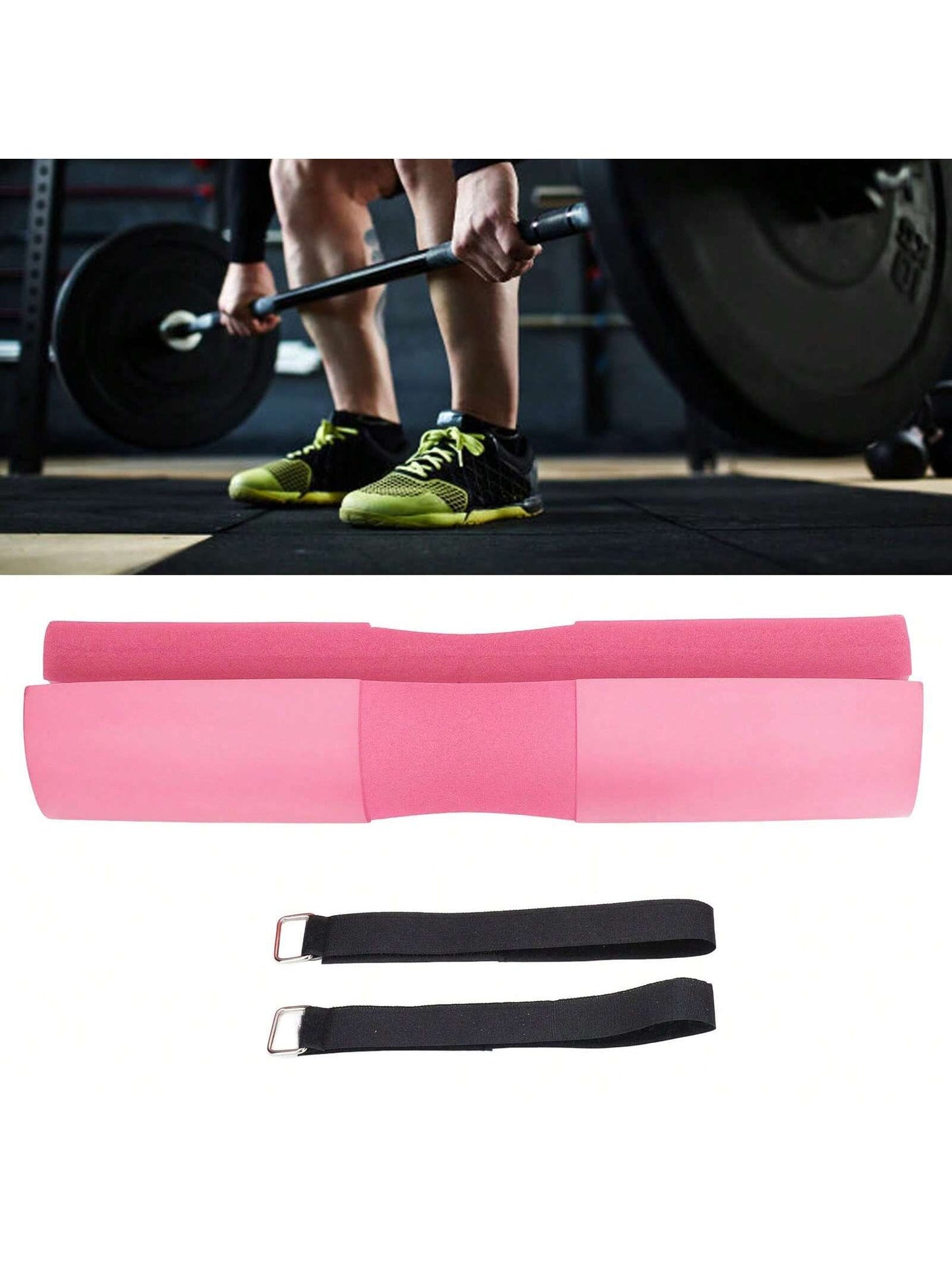 Weightlifting Barbell Shoulder Pads, Thickened Non-Slip Gym Fitness Squat Dumbbel Neck Support Protection Pad