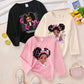 3pcs/Set Young Girl Casual African American Girl Portrait Graphic Long Sleeve T-Shirts, Back To School