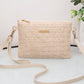 New Spring/Summer Straw Woven Trendy Women's Bag, Wholesale All-Match Crossbody Shoulder Bag, Sweet Small Square Bag