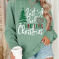 EZwear Comfortable Women Christmas Tree Printed Sweatshirt, Christmas Holiday Style