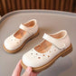 Girls Breathable Princess Shoes 2024 Autumn New Fashion Shoes Hook And Loop Closure Casual Shoes