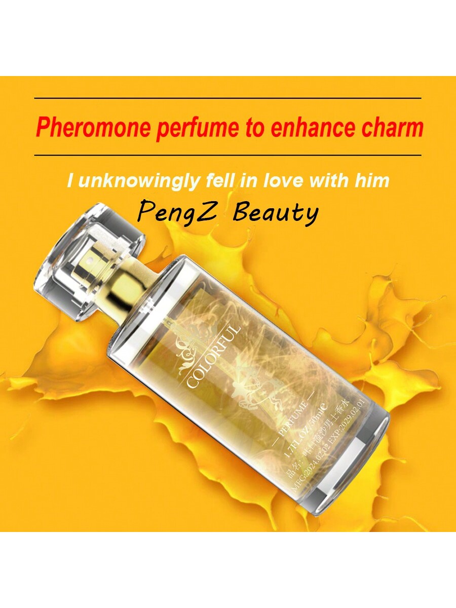 PengZ 50mL MonAmour Gold Powder Pheromone Perfume Is Unisex A Men's Passion Perfume Warm Neutral Fragrance Long-Lasting Fragrance Attracting The Opposite Sexy