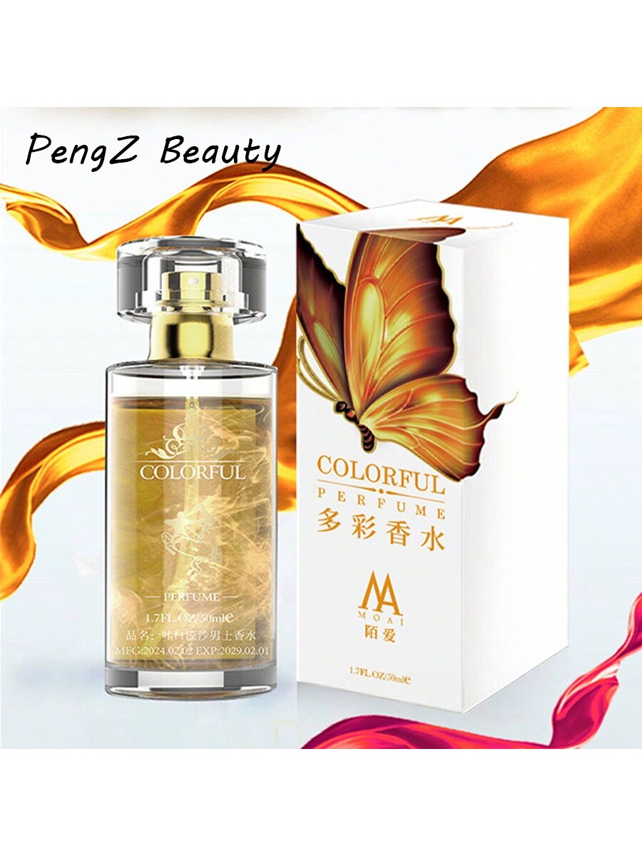 PengZ 50mL MonAmour Gold Powder Pheromone Perfume Is Unisex A Men's Passion Perfume Warm Neutral Fragrance Long-Lasting Fragrance Attracting The Opposite Sexy