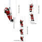 3pcs Climbing Rope Santa Claus Stuffed Doll 95cm/37.4in Christmas Toy Gift Christmas Family Arrangement Decorations,Xmas Decor,Christmas