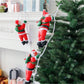 3pcs Climbing Rope Santa Claus Stuffed Doll 95cm/37.4in Christmas Toy Gift Christmas Family Arrangement Decorations,Xmas Decor,Christmas