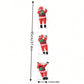 3pcs Climbing Rope Santa Claus Stuffed Doll 95cm/37.4in Christmas Toy Gift Christmas Family Arrangement Decorations,Xmas Decor,Christmas