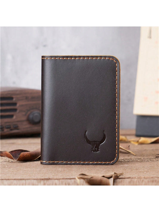 Card Holder Wallet Men's Slim Minimalist Front Pocket Wallets RFID Blocking Credit Card Holder Portable Leather Wallets