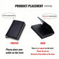 Carbon Fiber Card Holder Anti Rfid Credit Cardholder Men Wallets Slim PU Leather Men Wallets Money Clips Cardholder Case Purse Money Bags Metal Business Bank Credit Card Minimalist Wallet Gift For Men