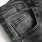 Men's Casual Distressed Elastic Denim Jeans