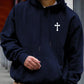 Minimalist Men's Hooded Sweatshirt - Perfect Combination Of Fresh And Simple Design