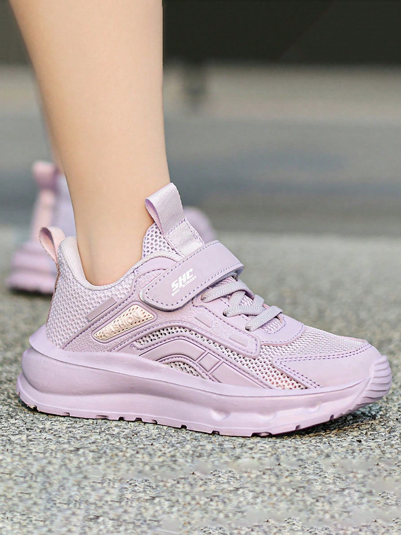 A Pair Summer Shoes For Girls Girls Kids Shoes Fashion Sneakers Shoes Kids Girls Sport Girl Sneaker Kids   Purple Shoes Running   Shoes Girls Trainers Block Colours Kids   Sport Shoes Light Boot Females