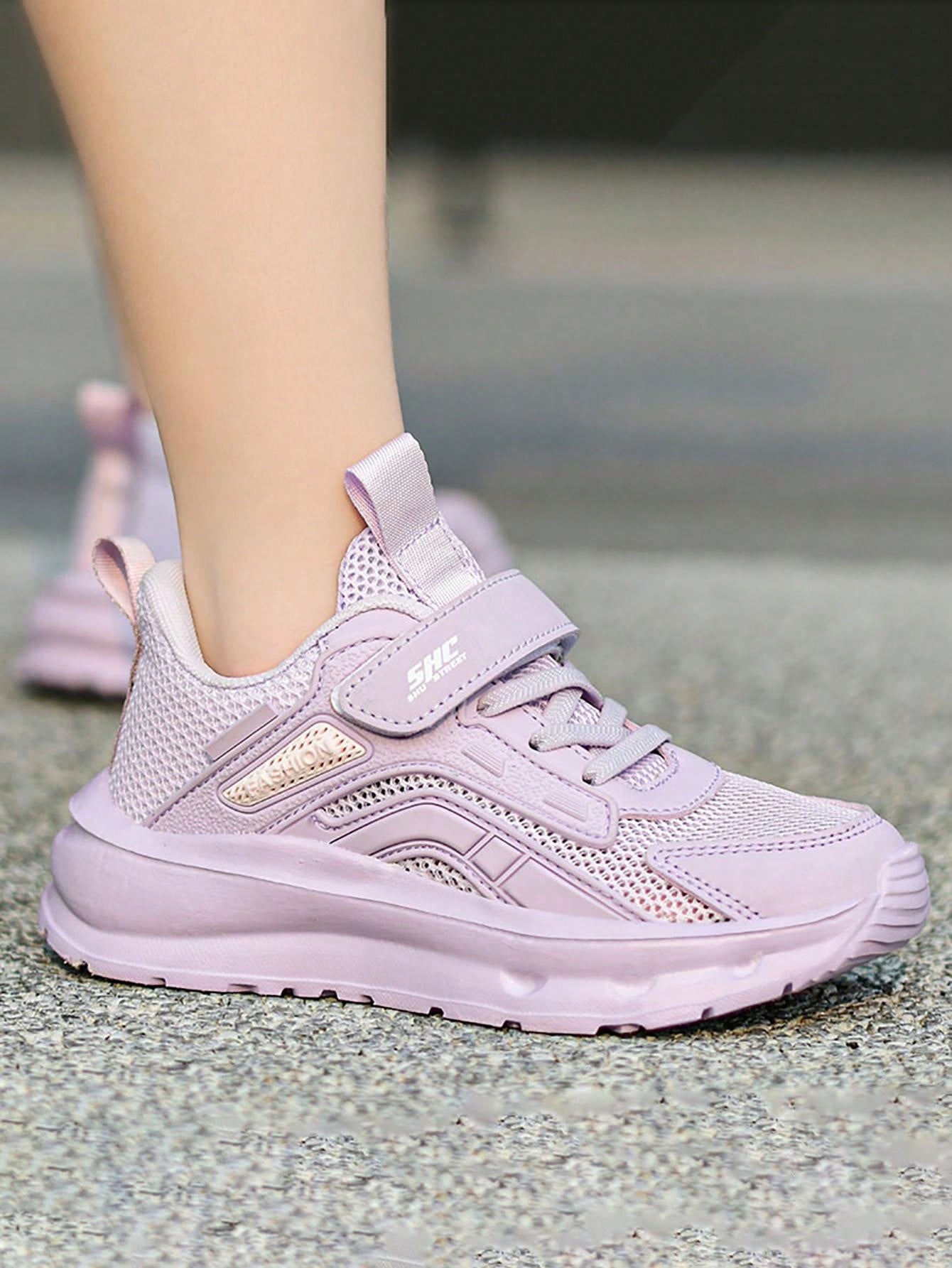 A Pair Summer Shoes For Girls Girls Kids Shoes Fashion Sneakers Shoes Kids Girls Sport Girl Sneaker Kids   Purple Shoes Running   Shoes Girls Trainers Block Colours Kids   Sport Shoes Light Boot Females