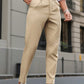 Manfinity Bizformal Men's Solid Color Tapered Casual Trousers