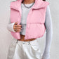 EZwear Zipper Front Vest Padded Coat