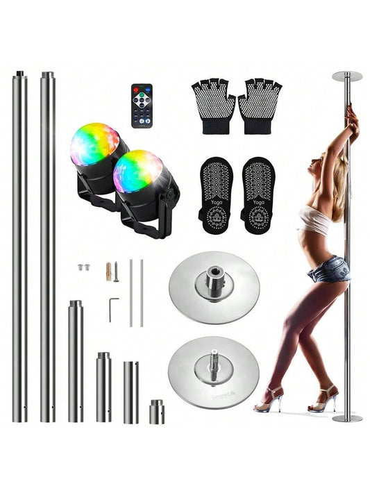 SERENELIFE Serenelife Professional Spinning Dancing Pole - Portable