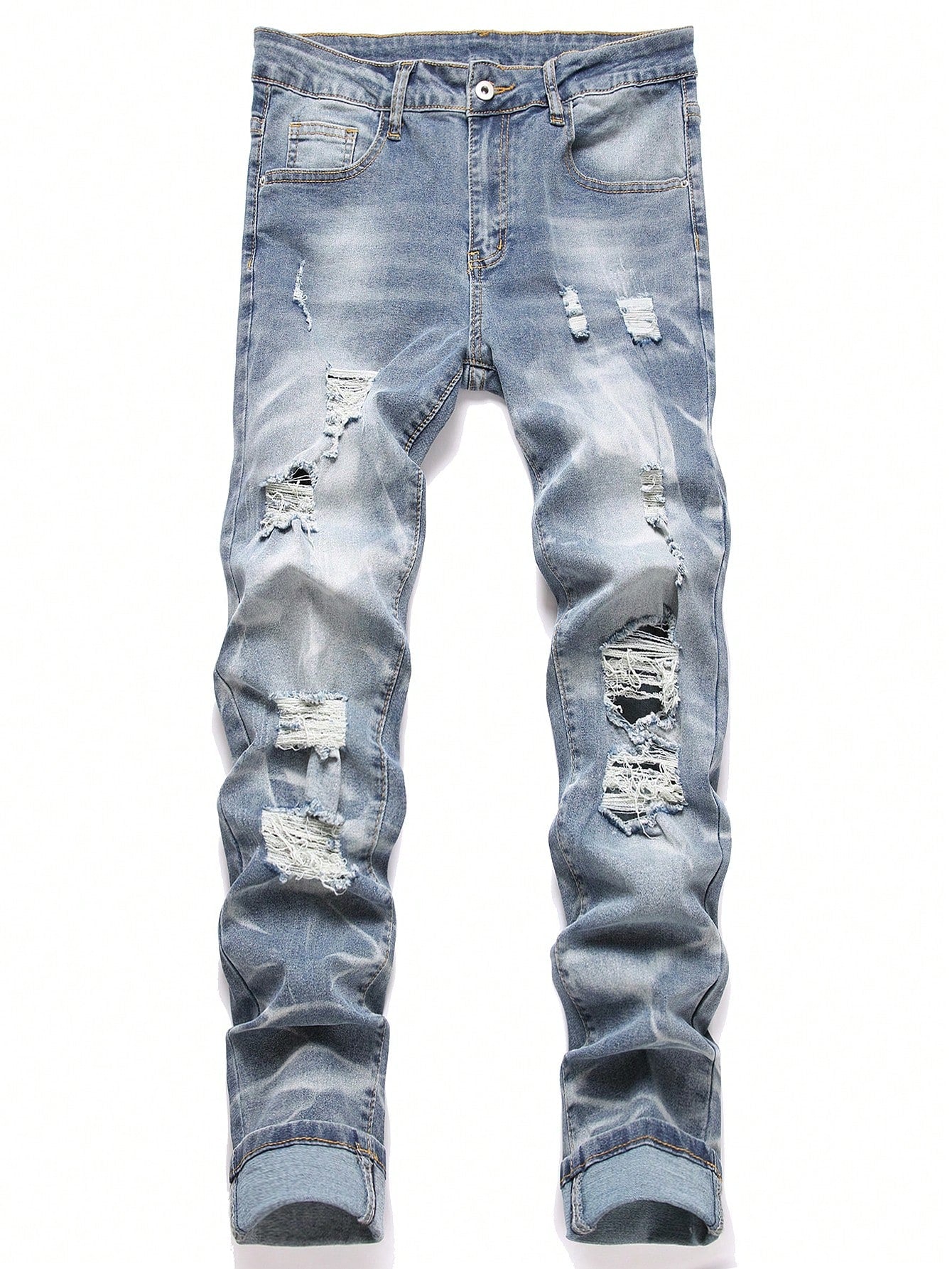 Manfinity LEGND Men's Distressed Jeans