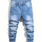 Manfinity Homme Men's Ripped Distressed Slim Fit Denim Jeans