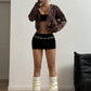 Leopard Print Open Front Hoodie For Women