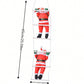 3pcs Climbing Rope Santa Claus Stuffed Doll 95cm/37.4in Christmas Toy Gift Christmas Family Arrangement Decorations,Xmas Decor,Christmas