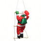 3pcs Climbing Rope Santa Claus Stuffed Doll 95cm/37.4in Christmas Toy Gift Christmas Family Arrangement Decorations,Xmas Decor,Christmas