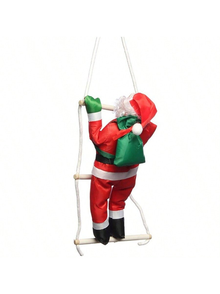 3pcs Climbing Rope Santa Claus Stuffed Doll 95cm/37.4in Christmas Toy Gift Christmas Family Arrangement Decorations,Xmas Decor,Christmas